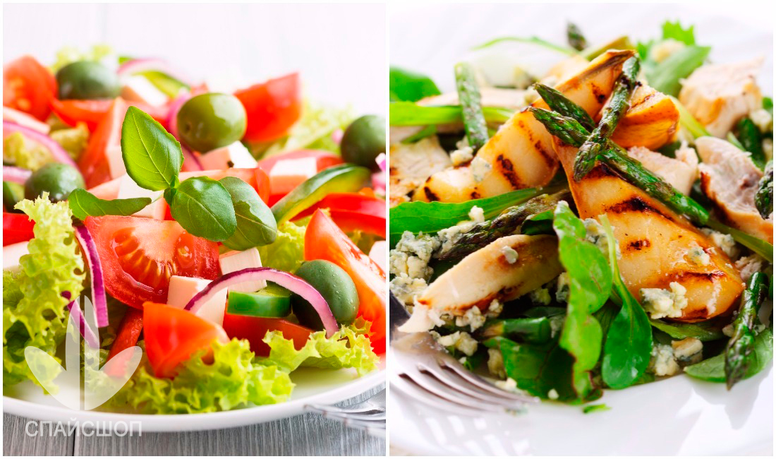 Овощи и овощные салаты